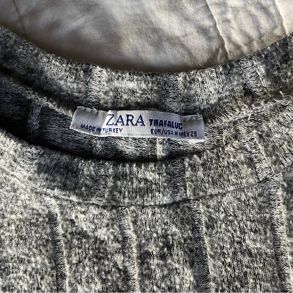 Zara Knit Ribbed Tee - Picture 3 of 3